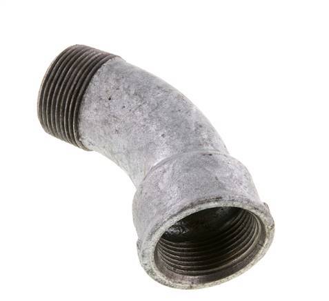 Elbow Fitting 45deg R1 1/4'' Male x Rp1 1/4'' Female Cast Iron 25bar (351.25psi)