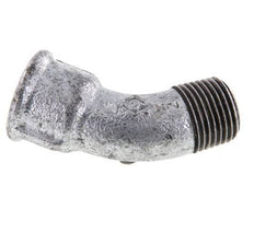 Elbow Fitting 45deg R1/2'' Male x Rp1/2'' Female Cast Iron 25bar (351.25psi) [2 Pieces]