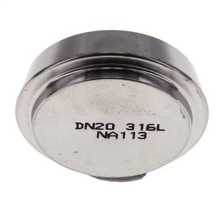 End Cap 36mm Cone Nozzle DN 20 Stainless Steel DIN 11851