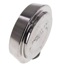 End Cap 44mm Cone Nozzle DN 25 Stainless Steel DIN 11851