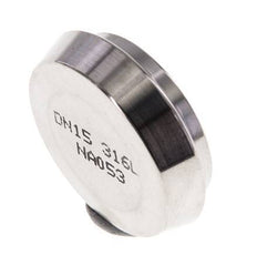 End Cap 28mm Cone Nozzle DN 15 Stainless Steel DIN 11851