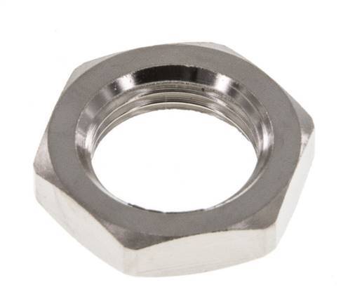 Lock Nut M12 Nickel-plated Brass [5 Pieces]