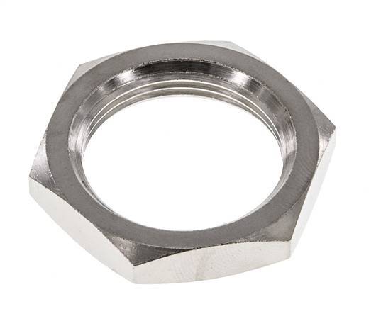 Lock Nut M28 Nickel-plated Brass [2 Pieces]