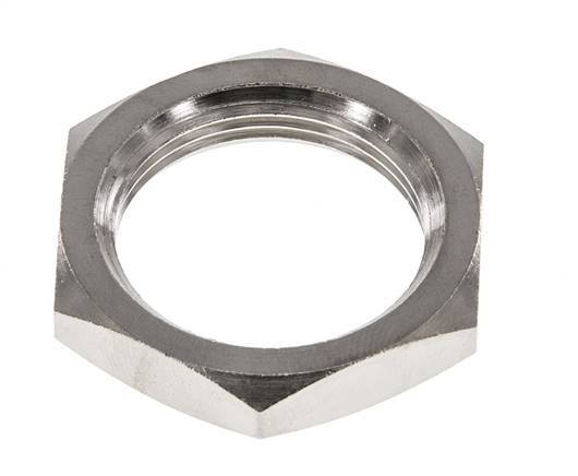 Lock Nut M28 Nickel-plated Brass [2 Pieces]