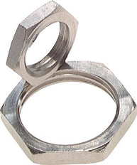 Lock Nut M12 Nickel-plated Brass [5 Pieces]