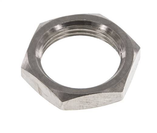 Lock Nut M12 Nickel-plated Brass [5 Pieces]