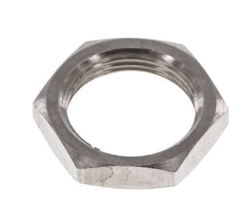 Lock Nut M12 Nickel-plated Brass [5 Pieces]