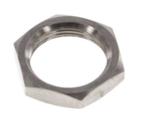 Lock Nut M12 Nickel-plated Brass [5 Pieces]