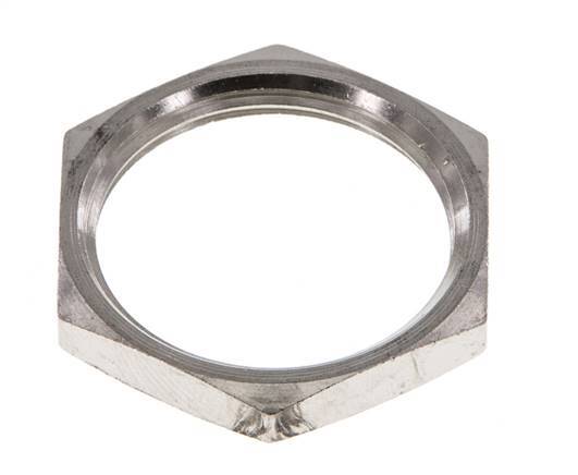 Lock Nut M24 Nickel-plated Brass [2 Pieces]