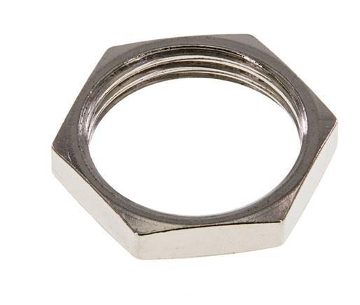 Lock Nut M20 Nickel-plated Brass [2 Pieces]