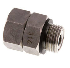 Rotary Joint G1/2'' Female x Male Hot Water Stainless Steel FKM 30bar (421.5psi)
