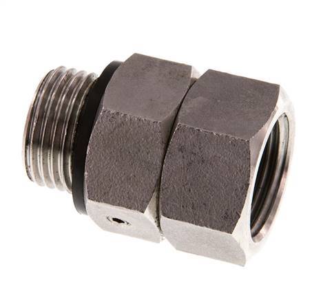 Rotary Joint G1/2'' Female x Male Hot Water Stainless Steel FKM 30bar (421.5psi)