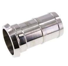 Sanitary (Dairy) Fitting 86mm Cone x 2 1/2 inch (65 mm) Hose Pillar Stainless Steel