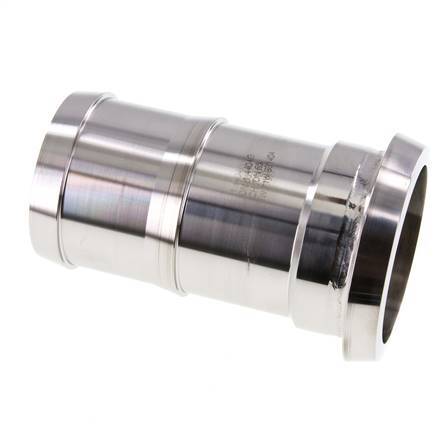 Sanitary (Dairy) Fitting 86mm Cone x 2 1/2 inch (65 mm) Hose Pillar Stainless Steel