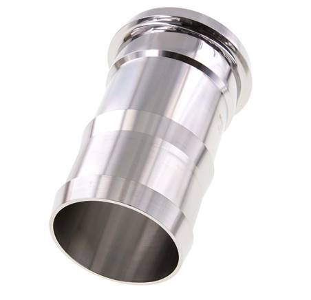 Sanitary (Dairy) Fitting 100mm Cone x 80 mm Hose Pillar Stainless Steel