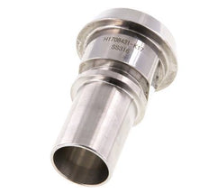 DIN 11851 Sanitary (Dairy) Fitting 44mm Cone x 1 inch (25 mm) Hose Pillar Stainless Steel Safety Collar