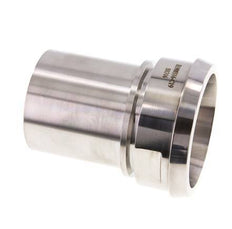 DIN 11851 Sanitary (Dairy) Fitting 100mm Cone x 3 inch (75 mm) Hose Pillar Stainless Steel Safety Collar