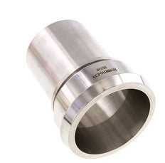 DIN 11851 Sanitary (Dairy) Fitting 100mm Cone x 3 inch (75 mm) Hose Pillar Stainless Steel Safety Collar