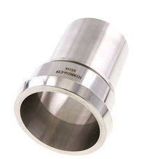 DIN 11851 Sanitary (Dairy) Fitting 100mm Cone x 3 inch (75 mm) Hose Pillar Stainless Steel Safety Collar