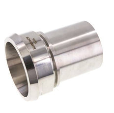 DIN 11851 Sanitary (Dairy) Fitting 100mm Cone x 3 inch (75 mm) Hose Pillar Stainless Steel Safety Collar