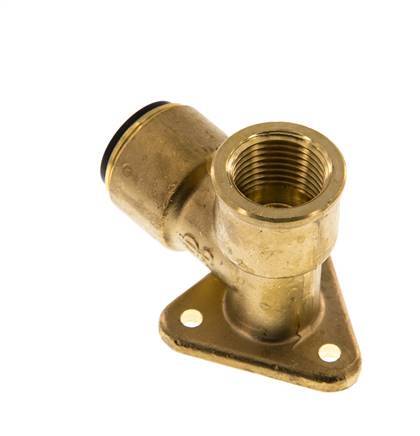Wall-mounted Socket G1/2'' Female x 15 mm Push-in Brass 16bar (224.8ps ...