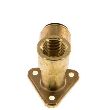 Wall-mounted Socket G1/2'' Female x 15 mm Push-in Brass 16bar (224.8ps ...
