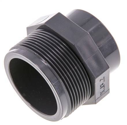 Reducing Ring Rp1 1/4'' Female x G2'' Male PVC-U 16bar (224.8psi) EN 1452-3 [2 Pieces]