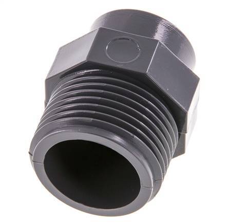 Reducing Ring Rp1/2'' Female x G1'' Male PVC-U 16bar (224.8psi) EN 145 ...