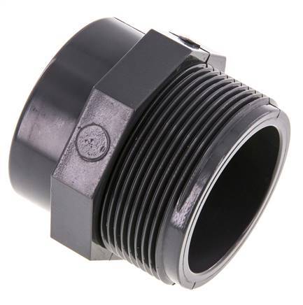 Reducing Ring Rp1 1/2'' Female x G2'' Male PVC-U 16bar (224.8psi) EN 1452-3 [2 Pieces]