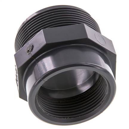 Reducing Ring Rp1 1/2'' Female x G2'' Male PVC-U 16bar (224.8psi) EN 1452-3 [2 Pieces]