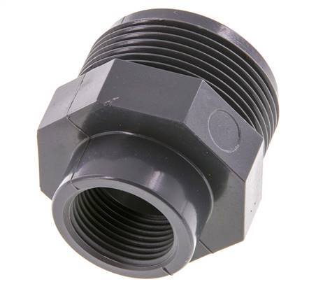 Reducing Ring Rp3/4'' Female x G1 1/2'' Male PVC-U 16bar (224.8psi) EN 1452-3 [2 Pieces]