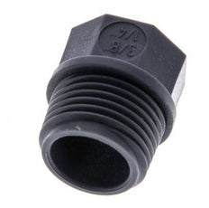 Reducing Ring G1/4'' Female x G3/8'' Male Polypropylene (pp) 10bar (140.5psi) FDA 17mm Hex [2 Pieces]