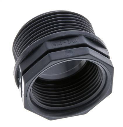 Reducing Ring G1 1/4'' Female x G1 1/2'' Male Polypropylene (pp) 10bar (140.5psi) FDA 50mm Hex