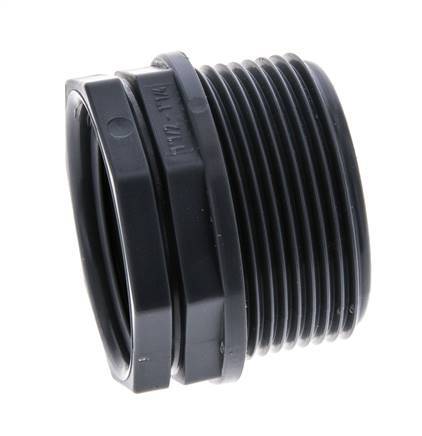 Reducing Ring G1 1/4'' Female x G1 1/2'' Male Polypropylene (pp) 10bar (140.5psi) FDA 50mm Hex