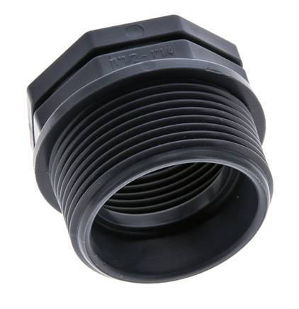 Reducing Ring G1 1/4'' Female x G1 1/2'' Male Polypropylene (pp) 10bar (140.5psi) FDA 50mm Hex