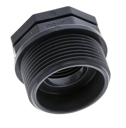Reducing Ring G1'' Female x G1 1/2'' Male Polypropylene (pp) 10bar (140.5psi) FDA 50mm Hex