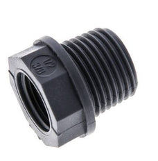 Reducing Ring G3/8'' Female x G1/2'' Male Polypropylene (pp) 10bar (140.5psi) FDA 25mm Hex [2 Pieces]