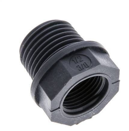 Reducing Ring G3/8'' Female x G1/2'' Male Polypropylene (pp) 10bar (140.5psi) FDA 25mm Hex [2 Pieces]