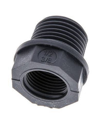 Reducing Ring G3/8'' Female x G1/2'' Male Polypropylene (pp) 10bar (140.5psi) FDA 25mm Hex [2 Pieces]