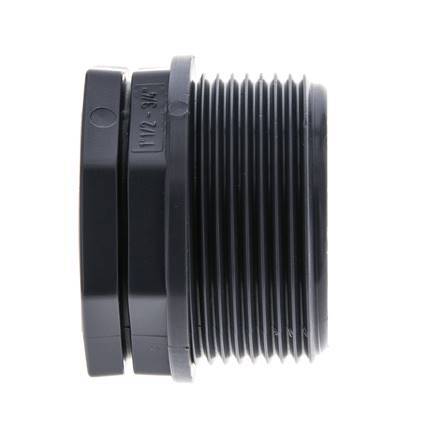 Reducing Ring G3/4'' Female x G1 1/2'' Male Polypropylene (pp) 10bar (140.5psi) FDA 50mm Hex