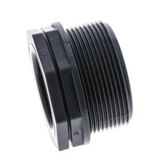 Reducing Ring G1 1/4'' Female x G2'' Male Polypropylene (pp) 10bar (140.5psi) FDA 65mm Hex