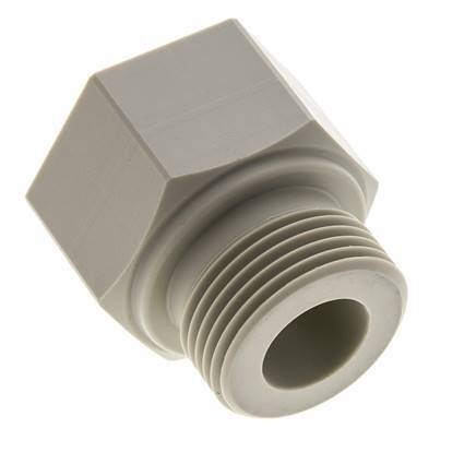 Reducing Ring G3/4'' Female x G1'' Male Polypropylene (pp) 10bar (140.5psi) FDA 43mm Hex