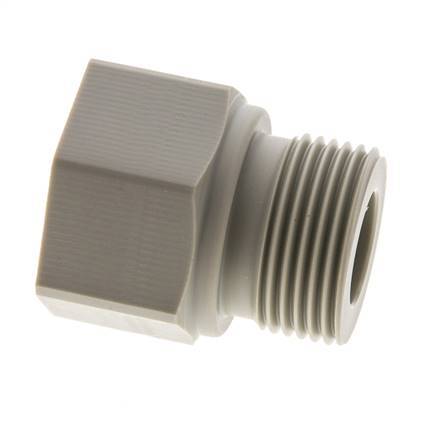 Reducing Ring G1/2'' Female x G3/4'' Male Polypropylene (pp) 10bar (140.5psi) FDA 32mm Hex