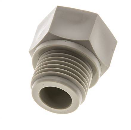 Reducing Ring G3/8'' Female x G1/2'' Male Polypropylene (pp) 10bar (140.5psi) FDA 27mm Hex