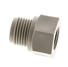 Reducing Ring G3/8'' Female x G1/2'' Male Polypropylene (pp) 10bar (140.5psi) FDA 27mm Hex