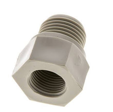 Reducing Ring G3/8'' Female x G1/2'' Male Polypropylene (pp) 10bar (140.5psi) FDA 27mm Hex