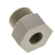 Reducing Ring G1/2'' Female x G1'' Male Polypropylene (pp) 10bar (140.5psi) FDA 43mm Hex