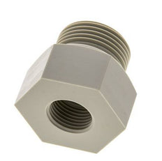 Reducing Ring G1/2'' Female x G1'' Male Polypropylene (pp) 10bar (140.5psi) FDA 43mm Hex