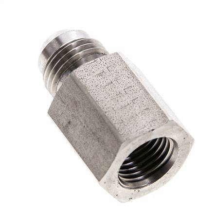 JIC Reducing Nipple G1/4'' Female x UNF 9/16''-18 Male Stainless Steel 275bar (3863.75psi)