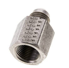 JIC Reducing Nipple G3/8'' Female x UNF 9/16''-18 Male Stainless Steel 275bar (3863.75psi)